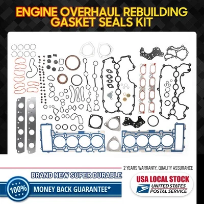 New Engine Cylinder Head Gasket Set Fit For 2007-2015 Audi R8 4.2L 079103383AQ Foto 1 de 4