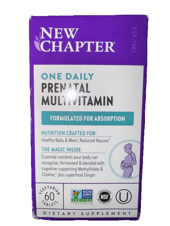 Chapter Once Daily Prenatal Multivitamin 60 Tablets