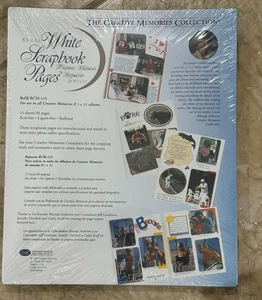 Creative Memories NEW 8.5" x 11" White Scrapbook Pages - RCM-11S - Dated 2000 - Picture 1 of 1