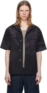 JiyongKim Camisa Manga Media Cuello A Medida Blanqueada por el Sol #50 De 75 Talla Grande - Imagen 1 de 13