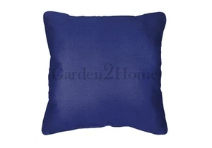Almohadas parasol de lona azul verdadero 5499 (Set/2) azul liso acrílico cuadrado - Imagen 1 de 3