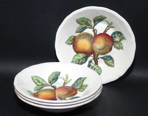 Juego de 4 cuencos de postre de manzana Spode Copeland Inglaterra - Imagen 1 de 6