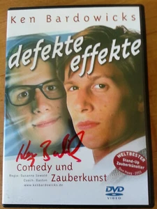 Zauberei Ken Bardowicks DVD "defekte effekte " mit Original-Autogramm! - Bild 1 von 2