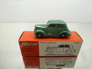 SOMERVILLE MODELS 152 VAUXHALL IO H-TYPE 1939 - RARE GREEN 1:43 - GOOD IN BOX - Bild 1 von 8