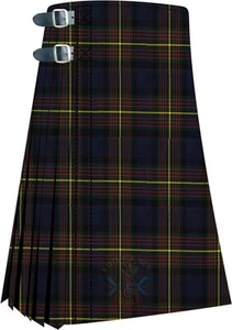 Clan Muir moderner Tartan Kilt brandneu schottischer traditioneller Kilt Sondergröße - Bild 1 von 3