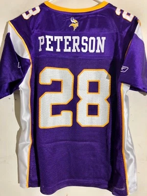 Reebok Women's NFL Jersey Minnesota Vikings Adrian Peterson Purple sz L - Image 1 of 2
