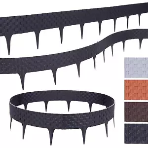 Bordure De Pelouse En Rattan, Encadrement De Parterre, Clôture De Jardin En PVC - Photo 1/60