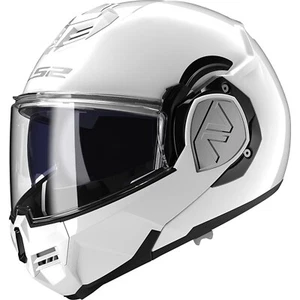LS2 Motorrad Helm Gr. 3XL Advant Solid FF906 Klapphelm mit Sonnenblende weiß - Bild 1 von 3