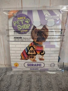 New Rubies Pet Shop Boutique Serape Small Gypsy Type Dog Costume Halloween ๐ - Picture 1 of 8