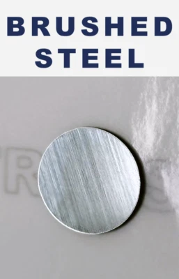 BRUSHED STEEL Rear Bumper Plastic letters 1997-2003 Pontiac Grand Prix NOT VINYL - Image 1 of 4