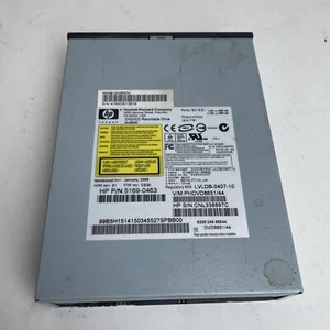 HP dvd640 5169-0463 DVD-RW/CD-RW Optical Drive Black Bezel Retro IDE TESTED - Picture 1 of 8