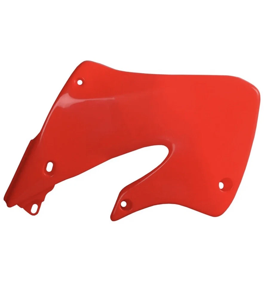 Cucharas de radiador Polisport rojo fluo HONDA CR125R 98-99 CR250R 97-99 Foto 1 de 3