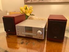 JVC EX-A1 CD/DVD Receiver Wood Cone Speakers SP-EXA1 Tested Sounds Great Video!