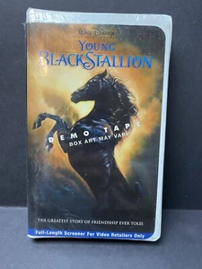 Walt Disney Young Black Stallion VHS Demo Tape Full Length 50min Screener Sealed - Picture 1 of 5