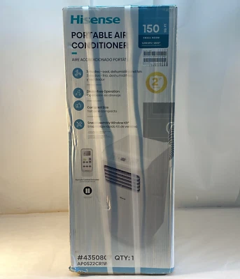 Hisense AP0522CR1W 150 sq. ft (5,000 BTU SACC) Portable AC - Image 1 of 4