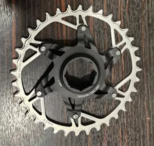 2024 NUOVA corona sram EBIKE t-type XX trasmissione 12 104 BCD 36T ROSA - Foto 1 di 3