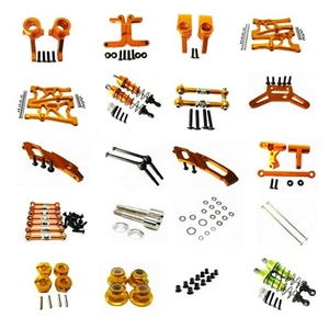 Aluminum metal Upgrade Refit DIY parts Orange Fit For 1/10 HPI WR8_flux Rc Car - Picture 1 of 73