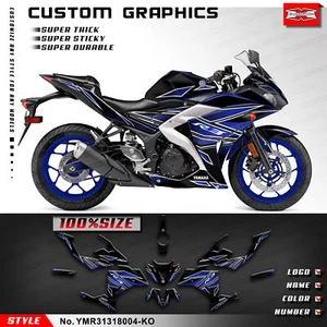 Kungfu Graphics Full Decal Kit for Yamaha YZF-R3 2013 2014 2015 2016 2017 2018 - Picture 1 of 8