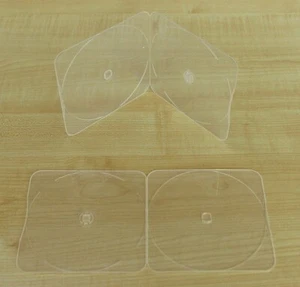 10 Nuevos 4mm Delgados Estuches de Polietileno CD/DVD, Esquina Redondeada, Súper Transparentes PS09 ENVÍO GRATUITO - Imagen 1 de 1