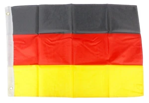 Deutschland-Flagge mit Metall-Ösen, 50x70 cm, 4er-Set - Bild 1 von 1