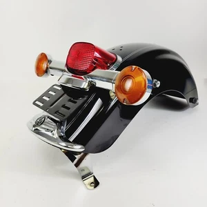 09-23 Harley Davidson Road King Touring Rear Fender Taillight Turn Signal Black - Picture 1 of 17