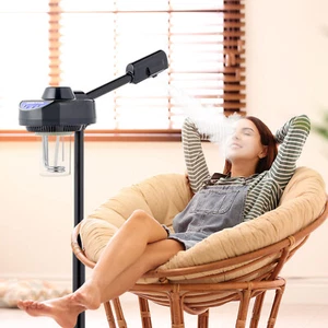 Facial Steamer Face Humidifier with Hot Ozone Mist for Beauty Salon Spa Home - Picture 1 of 9