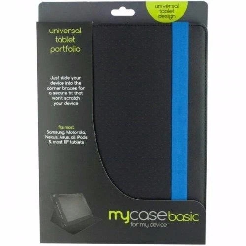 "Funda universal para tableta de 10"" por MyCase para tabletas y almohadillas - color negro y azul". Foto 1 de 4