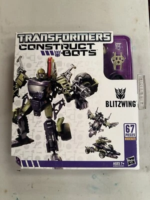 TRANSFORMERS Construct Bots BLITZWING Triple Changers 67 Pieces - Image 1 of 2