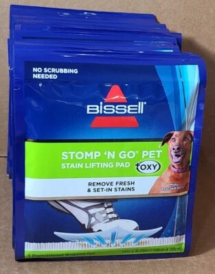 BISSELL Stomp 'N Go Pet Stain Lifting Pads + Oxy for Stain Removal  18 Packs - Image 1 of 3