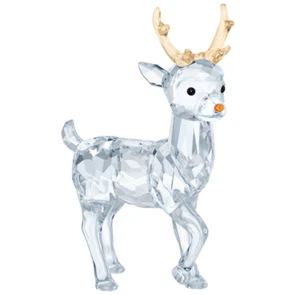 NEU SWAROVSKI KRISTALL WEIHNACHTSMANN RENTIER FIGUR #5400072 MARKE NEU IM KARTON SPAREN $$ KOSTENLOSER VERSAND - Bild 1 von 1