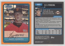 2006 Bowman Draft Chrome Futures Game Orange Refractor /25 Nick Pereira #FG21