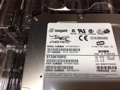 Seagate Cheetah ST336752FC 36.70 GB FC SAN Hard Drive - 3.5" - 40 Pin  - Image 1 of 4