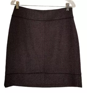 Ann Taylor schwarzer professioneller A-Linien Rock Gr. 4 - Bild 1 von 3
