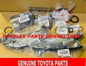 NEW GENUINE TOYOTA & LEXUS OEM TIMING CHAIN KIT 5.7 V8 W/ WATER PUMP TUNDRA LC - Picture 1 of 5