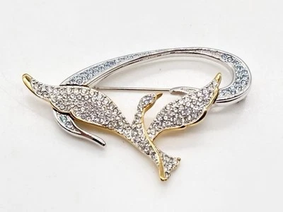 Broche Swarovski 1999 Celebrate The Spirit Of Freedom Dove Bird Foto 1 de 3