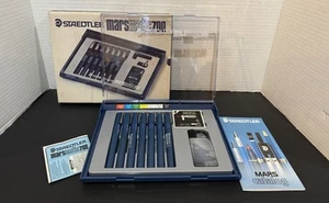 Vintage Staedtler Marsmatic 700 Pens Ink Technical Drawing Set Mars Matic - Picture 1 of 10