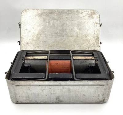 Vintage WW II 1943 Coleman U.S. Military Field Stove With Aluminum Case - Image 1 of 4