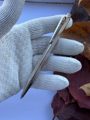 Caran D'Ache Ballpoint Pen Franck Muller Rohdium Plated Swiss Made - Image 1 of 4