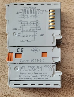 BECKHOFF KL2541-0000 BUS TERMINAL 1 CHANNEL MOTION INTERF. STEPPER MOTOR (1005) - Photo 1/4