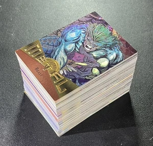 1995 Marvel Metal Complete 138 card Base Set - NM / Mint - Beautiful - Picture 1 of 2