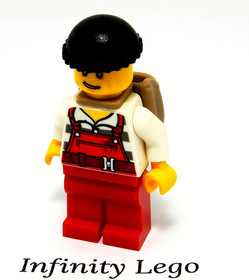 LEGO 2017 Robber Minifigure City Police Station Prisoner (60136 66550 66559)