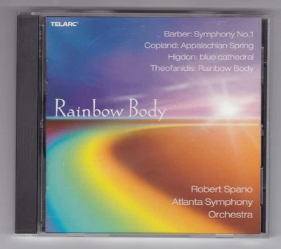 RAINBOW BODY ROBERT SPANO ATLANTA SYMPHONY BARBER COPLAND HIGDON CD MINT/NM Foto 1 de 2