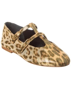 Celine Mary Jane Ballerina Flat Women's Gold 41 - Picture 1 of 5