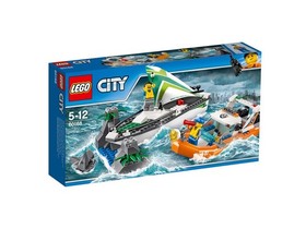 Lego City 60168 Yacht And Rescue Boat Building Toy With A Boat That Really Floa_