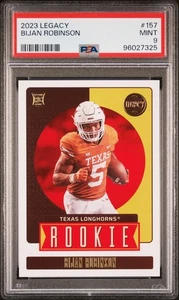 Bijan Robinson Rookie Card PSA 9 2023 Panini Legacy Rookies #157 (RC) - Picture 1 of 2