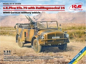 ICM35503 - ICM 1:35 - s.E.Pkw Kfz.70 con Zwillingssockel 36, alemán - Imagen 1 de 1