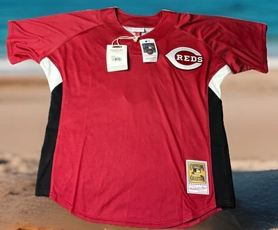 MITCHELL & NESS CINCINATTI ROJOS L KEN GRIFFEY JR. AUTÉNTICA CAMISETA BP DS Foto 1 de 4