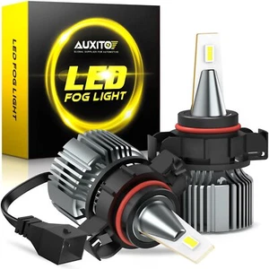2x AUXITO PSX24W 2504 LED Fog Light Kit Cool White 6500K 3000LM Bulbs Canbus GUS - Picture 1 of 12