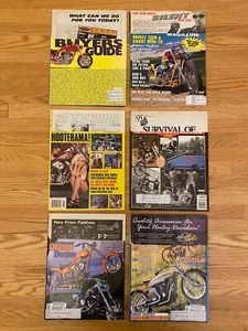 Lot of 6 American Iron In The Wind Street Chopper 2001 Motorcycle Magazine READ - Picture 1 of 23