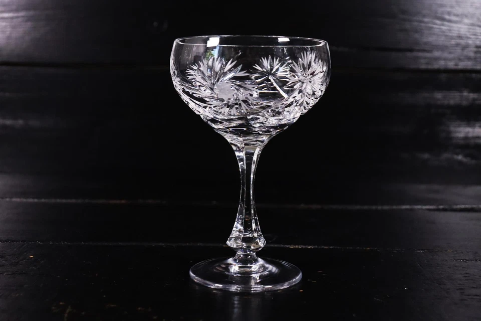 Nachtmann Bleikristall Sektschale Schleuderstern Glas 14,5cm #G - Bild 1 von 4